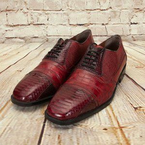 Stacy Adams Formal Snake Skin Dress Oxfords Shoes